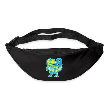 DINO 8 JAHRE DINOSAURIER 8. GEBURTSTAG - Gürteltasche - Schwarz - Vorne