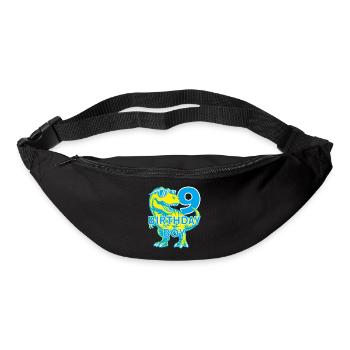 DINO 9 YEARS DINOSAUR 9TH BIRTHDAY - Bum bag - black - Front