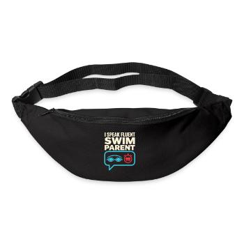 Compétition de natation Cadeau de l’équipe de natation des mères natation - Sac banane - noir - Devant