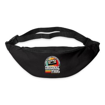 Original 1986 Vintage Rétro Cadeau d’anniversaire - Sac banane - noir - Devant