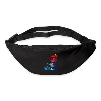Cadeau du 65e anniversaire Original juillet 1961 - Sac banane - noir - Devant