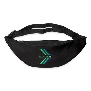 1988 Limited Edition Geburtstag Herren Damen Sport - Gürteltasche - Schwarz - Vorne