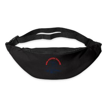 Coffee Please Retro Coffee Mug - Bum bag - black - Front