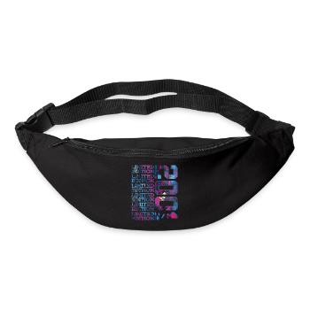 COOL 25 ANS ÉDITION LIMITÉE 2001 25E ANNIVERSAIRE - Sac banane - noir - Devant