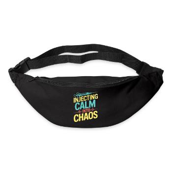 Anesthesiologist Calm Into Chaos Anesthesia - Gürteltasche - Schwarz - Vorne