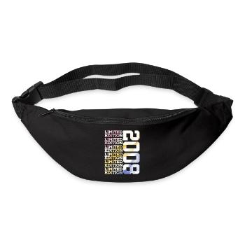 LIMITED EDITION 2008 - 18 JAHRE - 18. GEBURTSTAG - Gürteltasche - Schwarz - Vorne
