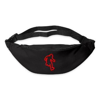 Rugbyspieler Herren Jungen Rugby - Gürteltasche - Schwarz - Vorne