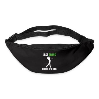 Golf Bachelor Party - Bum bag - black - Front