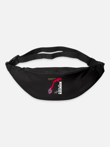 Norwegen Auswandern - Gürteltasche - Schwarz