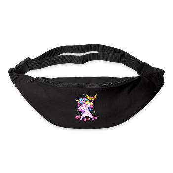 Pastell Gothic - Gürteltasche - Schwarz - Vorne