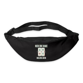 Noch eine Runde Mahjong Abend - Gürteltasche - Schwarz - Vorne