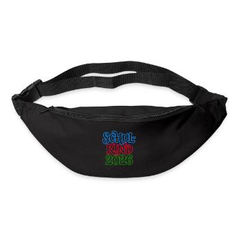 Écolier 2026 | Optique néon | Inscription scolaire - Sac banane - noir - Devant