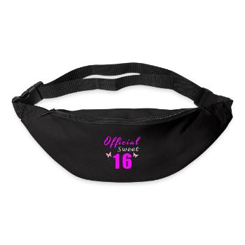 Officiel Sweet 16 - Sac banane - noir - Devant