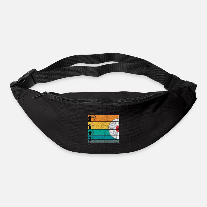 Bogenschiessen Bogenschütze Bogen Pfeil Langbogen - Gürteltasche - Schwarz