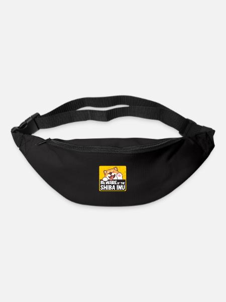 Méfiez-vous du Shiba Inu - Sac banane - noir