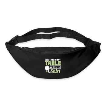 C’est mon tennis de table - Sac banane - noir - Devant