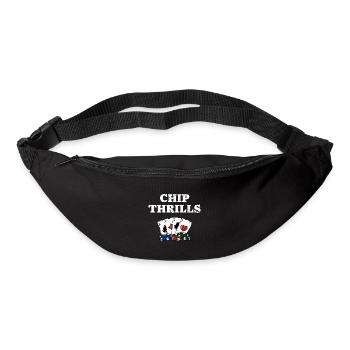 Chip Thrills Gambler Poker Gambling Poker Player - Gürteltasche - Schwarz - Vorne