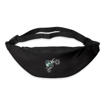 Motocross / Enduro / Freestyle mx / Dirtbike retro - Gürteltasche - Schwarz - Vorne