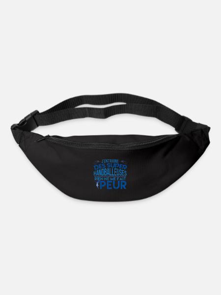 coach handball Cadeau pour le coach Handball !! - Sac banane - noir