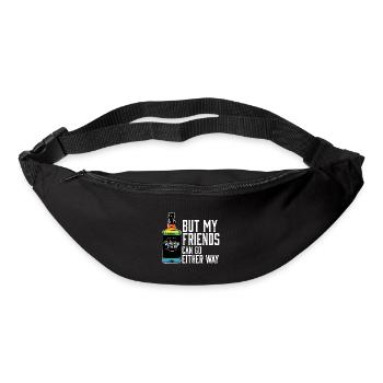 Proud Ally LGBT I Like My Bourbon Straight LGBTQ - Bum bag - black - Front