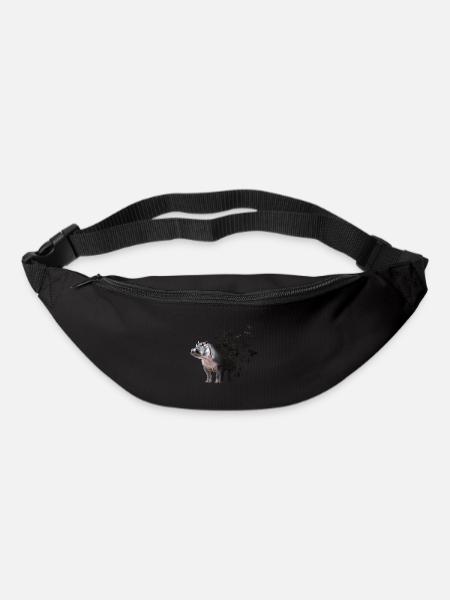 Nilpferd - Gürteltasche - Schwarz