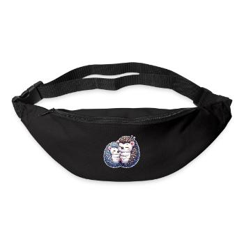 Hérisson - Sac banane - noir - Devant