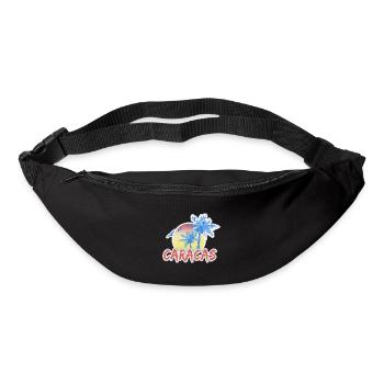 Vacances Caracas - Sac banane - noir - Devant