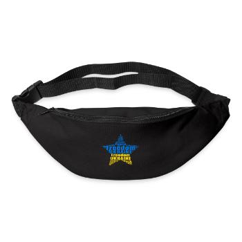 Ukraine Liebe Peace Geschenkidee Frieden - Gürteltasche - Schwarz - Vorne