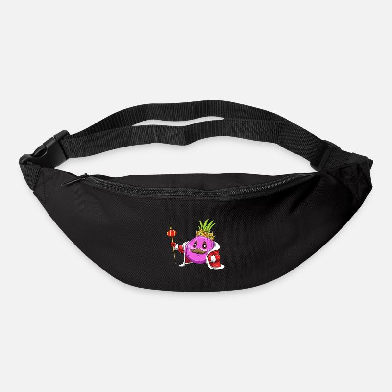 Zwiebel Krone Zepter King - Gürteltasche - Schwarz