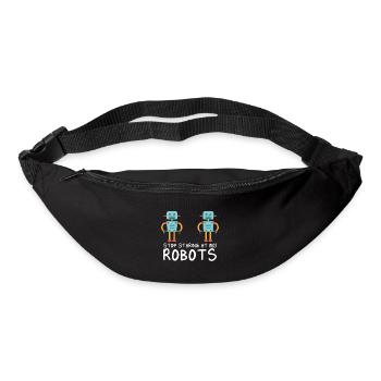Droid Builder Cool Funny Robotics Stop Staring At - Bum bag - black - Front