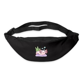 Underwater Chalk Design for Axolotl Lovers - Bum bag - black - Front