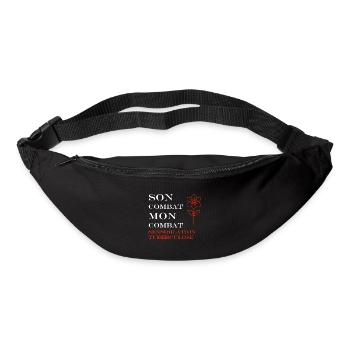 Sensibilisation à la tuberculose - Sac banane - noir - Devant