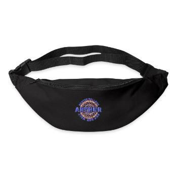 Cadeau pour Arthur - Sac banane - noir - Devant
