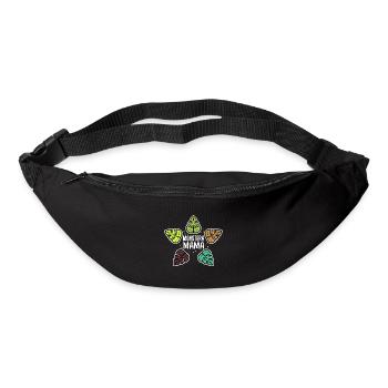 Monstera Mama - Sac banane - noir - Devant