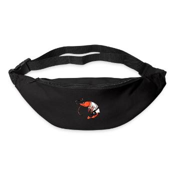 Shrimp Jitsu Arts martiaux mixtes - Sac banane - noir - Devant