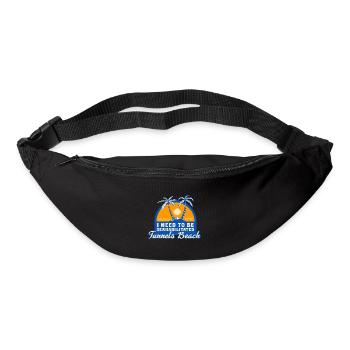 J’ai besoin d’être séahabilité Tunnels Plage Été - Sac banane - noir - Devant