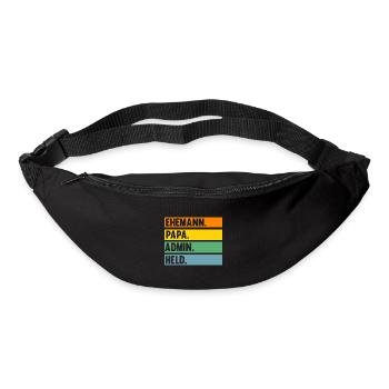 Informatiker Papa Vater Admin Administrator - Gürteltasche - Schwarz - Vorne