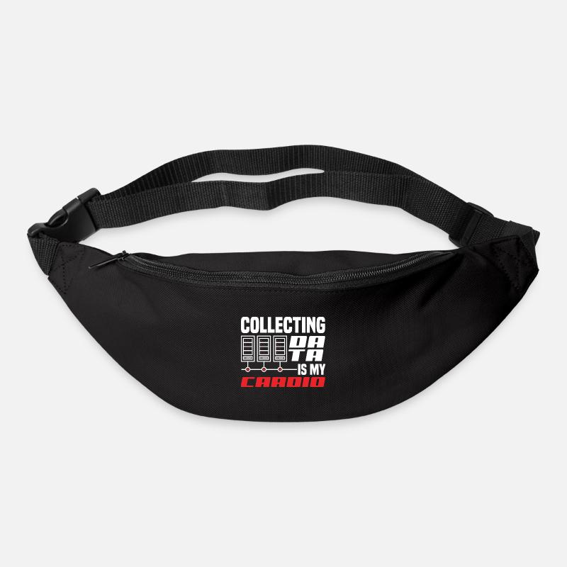 Collecting Data Is My Cardio Data Scientist - Gürteltasche - Schwarz