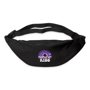 Purple Up For Military Kids Military Child Month - Bum bag - black - Front