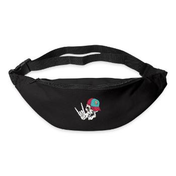 Rock Skull - Gürteltasche - Schwarz - Vorne