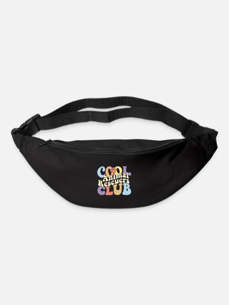 Cool Animal Rescuers Club Save Stray Animals - Gürteltasche - Schwarz
