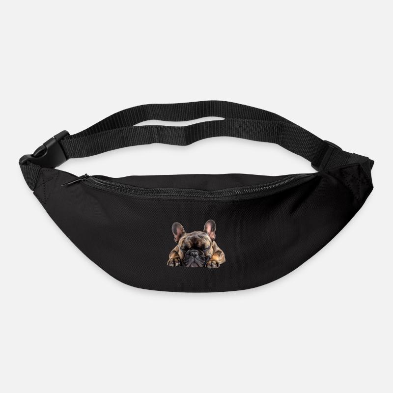 Bouledogue français - Sac banane - noir