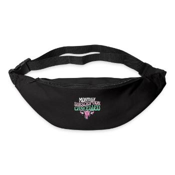 Abonnement mensuel Hystérectomie annulée - Sac banane - noir - Devant