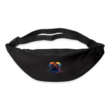 Stachelrochen - Gürteltasche - Schwarz - Vorne