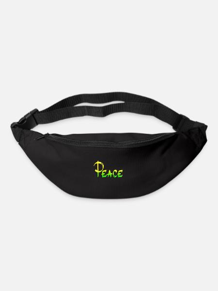 Frieden - Gürteltasche - Schwarz