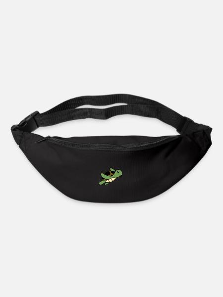 animal turtle 1 - Bum bag - black