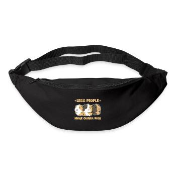 Guinea pig saying for a guinea pig fan - Bum bag - black - Front