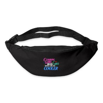 Rock Climbing Climbing Indoor Bouldering Girls Wall - Bum bag - black - Front
