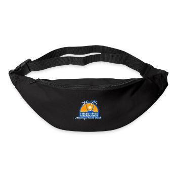 J’ai besoin d’être séahabilité sur l’île d’Assateague - Sac banane - noir - Devant