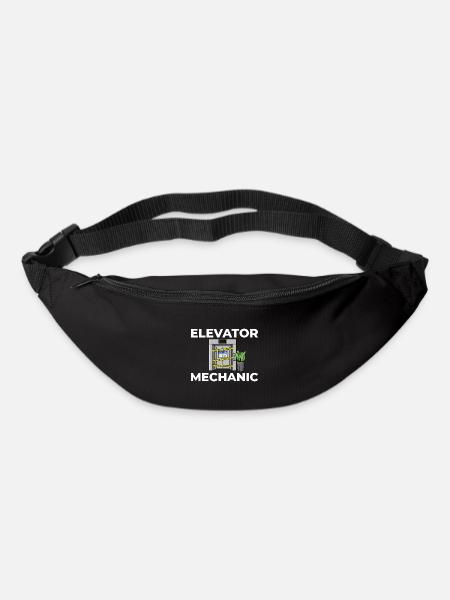 Technicien d’ascenseur Élévateur élévateur - Sac banane - noir